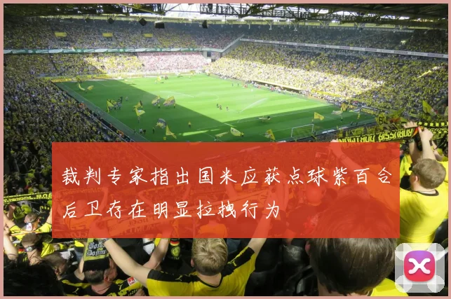 裁判专家指出国米应获点球紫百合后卫存在明显拉拽行为